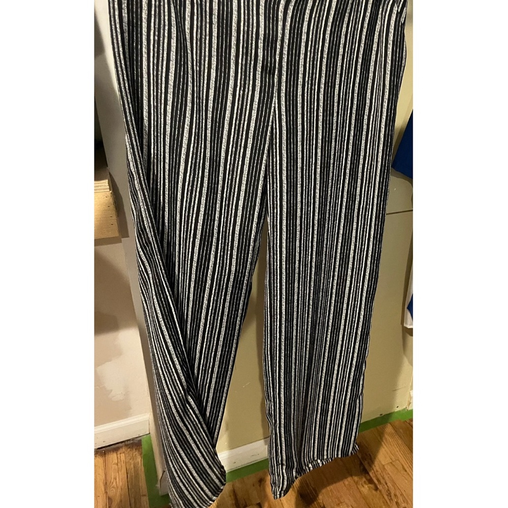 Black and white pants